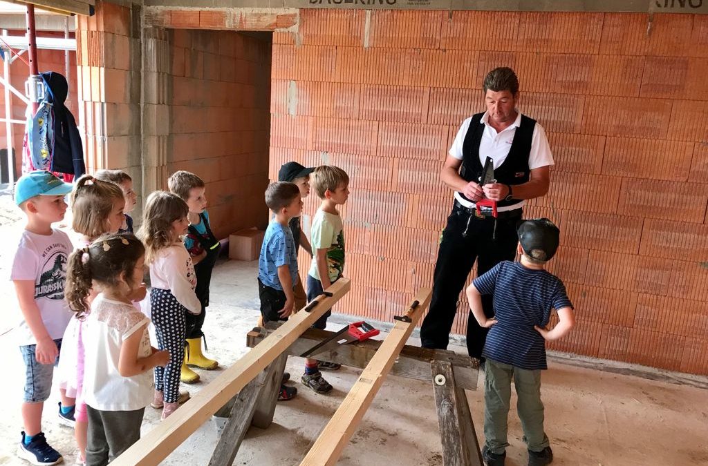 Nachwuchs erkundet das Handwerk